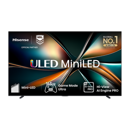 Hisense ULED MiniLED 100" U6QAU 4K QLED 165Hz Smart TV (2025)