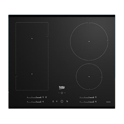 Beko 60 cm Induction 4 Zone Cooktop including Indyflex Zone - BCT601IGN image_1