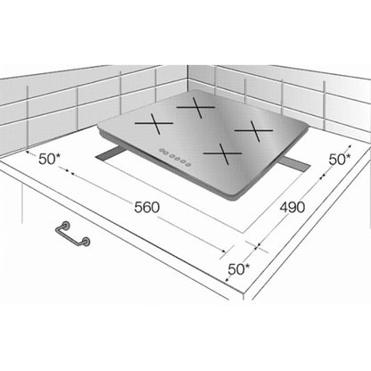 Beko 60cm Vitroceramic Touch Control Electric Cooktop - HIC644021 image_2