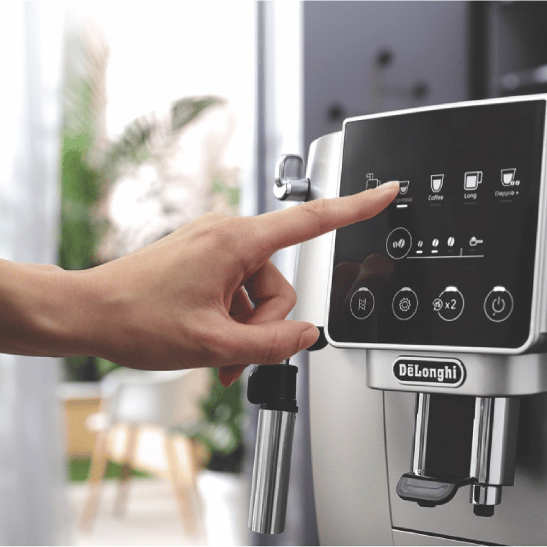 Delonghi Magnifica Start Fully Automatic Coffee Machine Silver Black ...