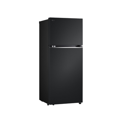 LG 375L Top Mount Fridge in Matte Black