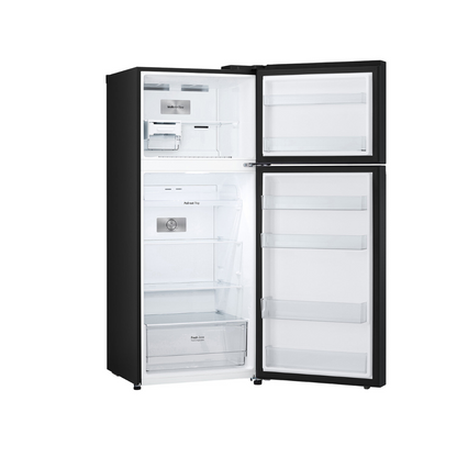 LG 375L Top Mount Fridge in Matte Black