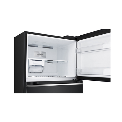 LG 375L Top Mount Fridge in Matte Black