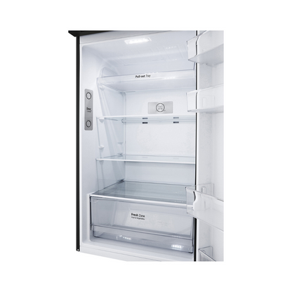 LG 375L Top Mount Fridge in Matte Black