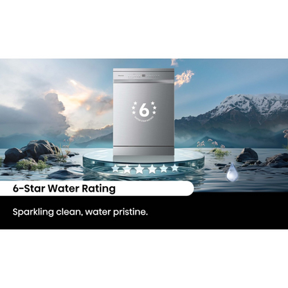 Hisense 60cm 16 Place Dishwasher Stainless Steel