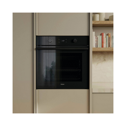 Haier 60cm 500 Series Pyrolytic Built-In Oven Black