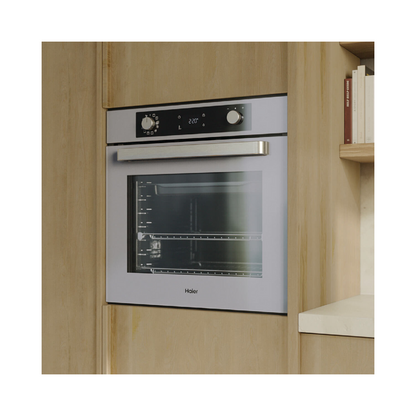 Haier 60cm 500 Series Pyrolytic Built-In Oven Grey