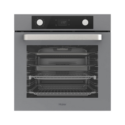 Haier 60cm 500 Series Pyrolytic Built-In Oven Grey