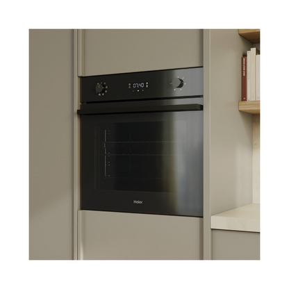 Haier 60cm 500 Series Built-In Oven Black