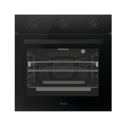 Haier 60cm 300 Series Built-In Oven 7 Function Air Fry Black