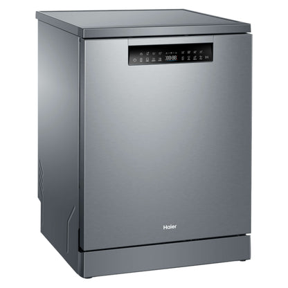 Haier Steam Freestanding Dishwasher in Satina - HDW15F3S1 image_2