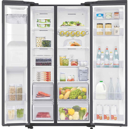 Samsung 635L Side by Side Refrigerator Matte Black Stainless - SRS673DMB image_3