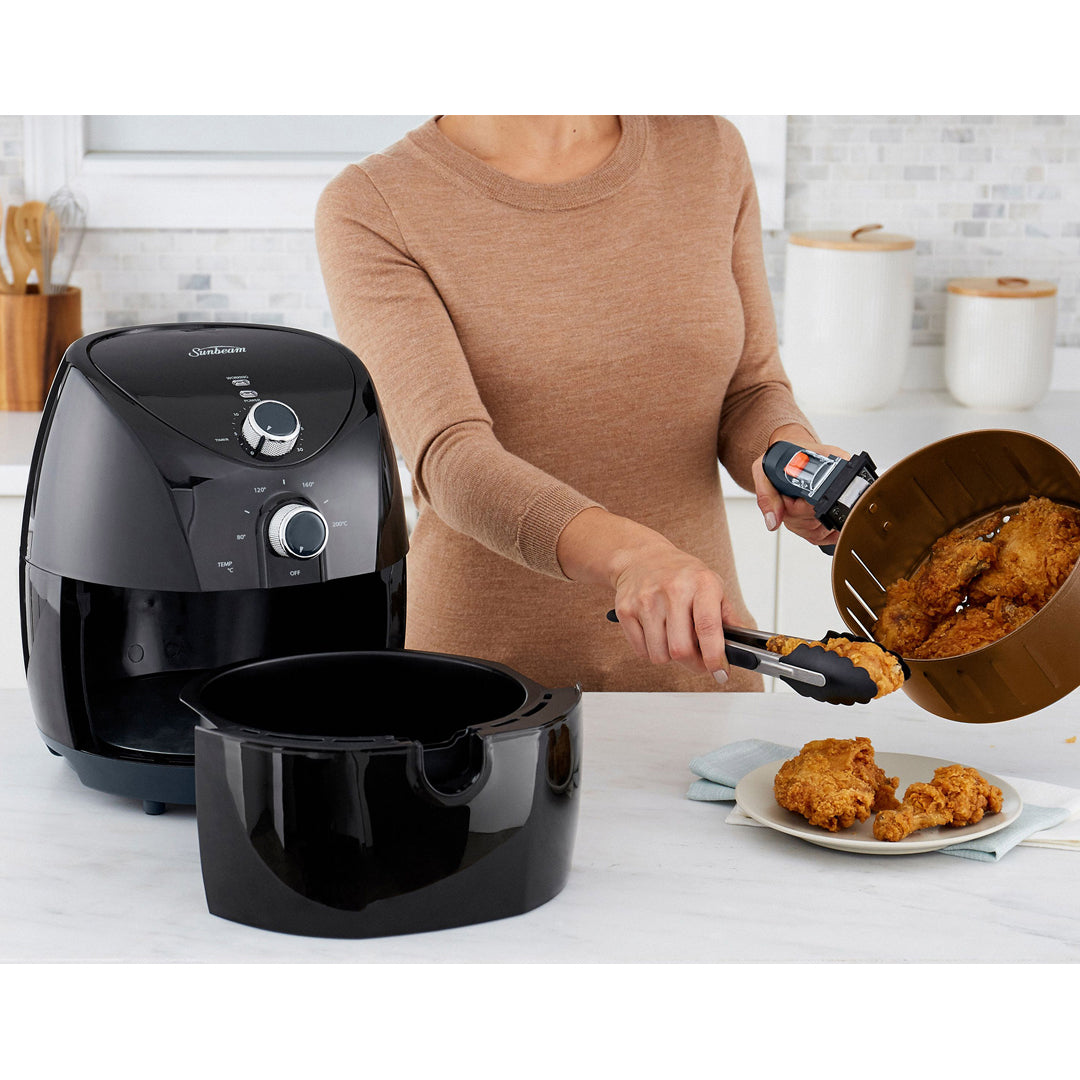 Sunbeam Copper Infused DuraCeramic Air Fryer Black AFP4000BK BiRite