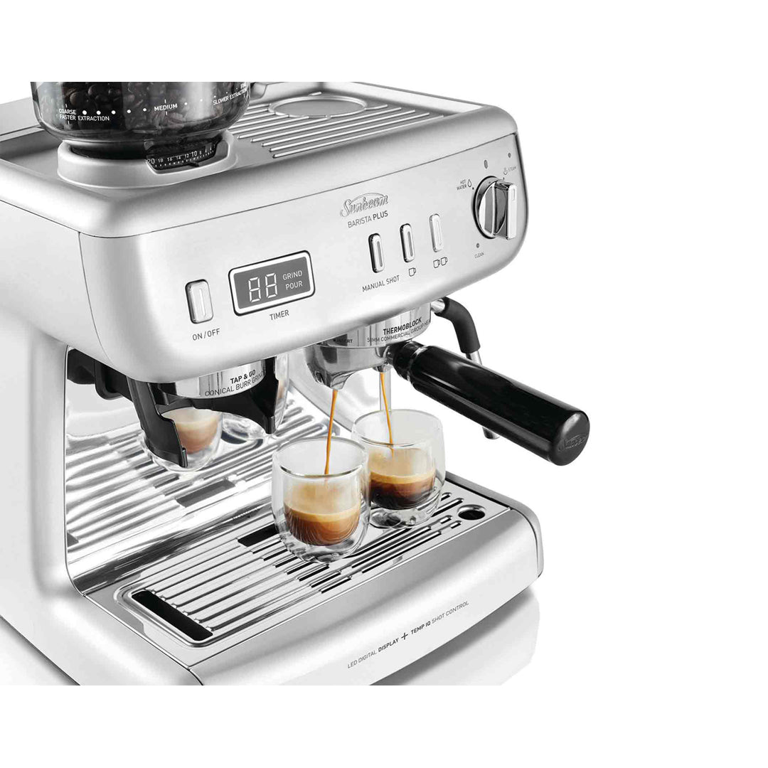 Sunbeam Barista Plus Espresso Machine Silver EMM5400SS Bi Rite