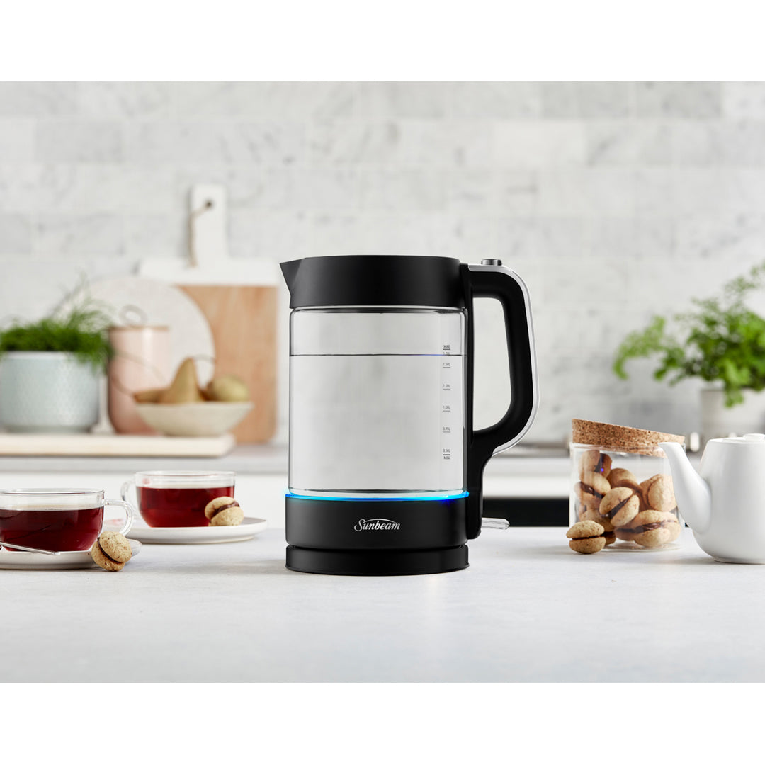 Sunbeam Glass Kettle Black KE6450K – Bi-Rite Home Appliances