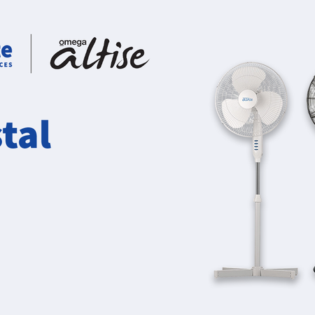 Omega Altise Pedestal Fans | Bi-Rite Home Appliances