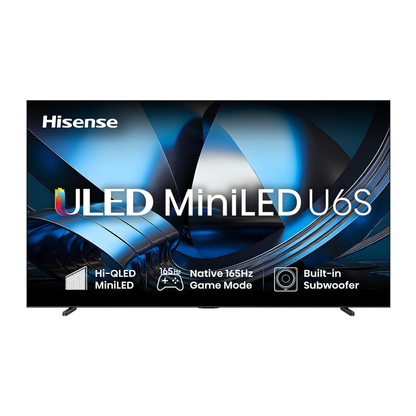 Hisense ULED MiniLED 100" U6S Hi-QLED 144Hz 4K Smart AI TV (2026)