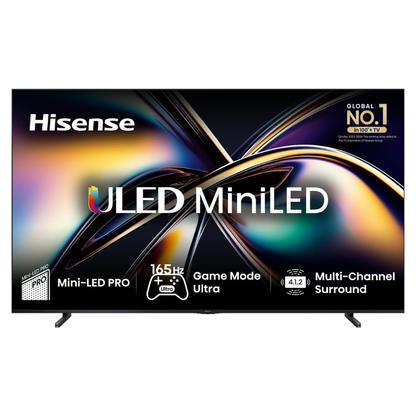 Hisense 100" U8QAU 4K QLED 165Hz Smart TV (2025)
