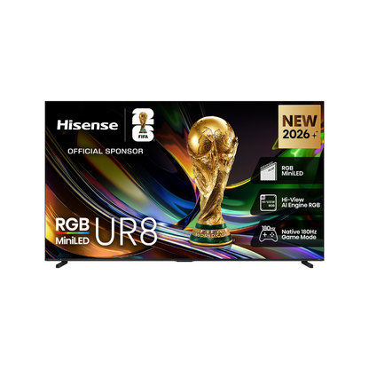 Hisense RGB MiniLED 100''UR8S 180Hz 4K Smart AI TV (2026)