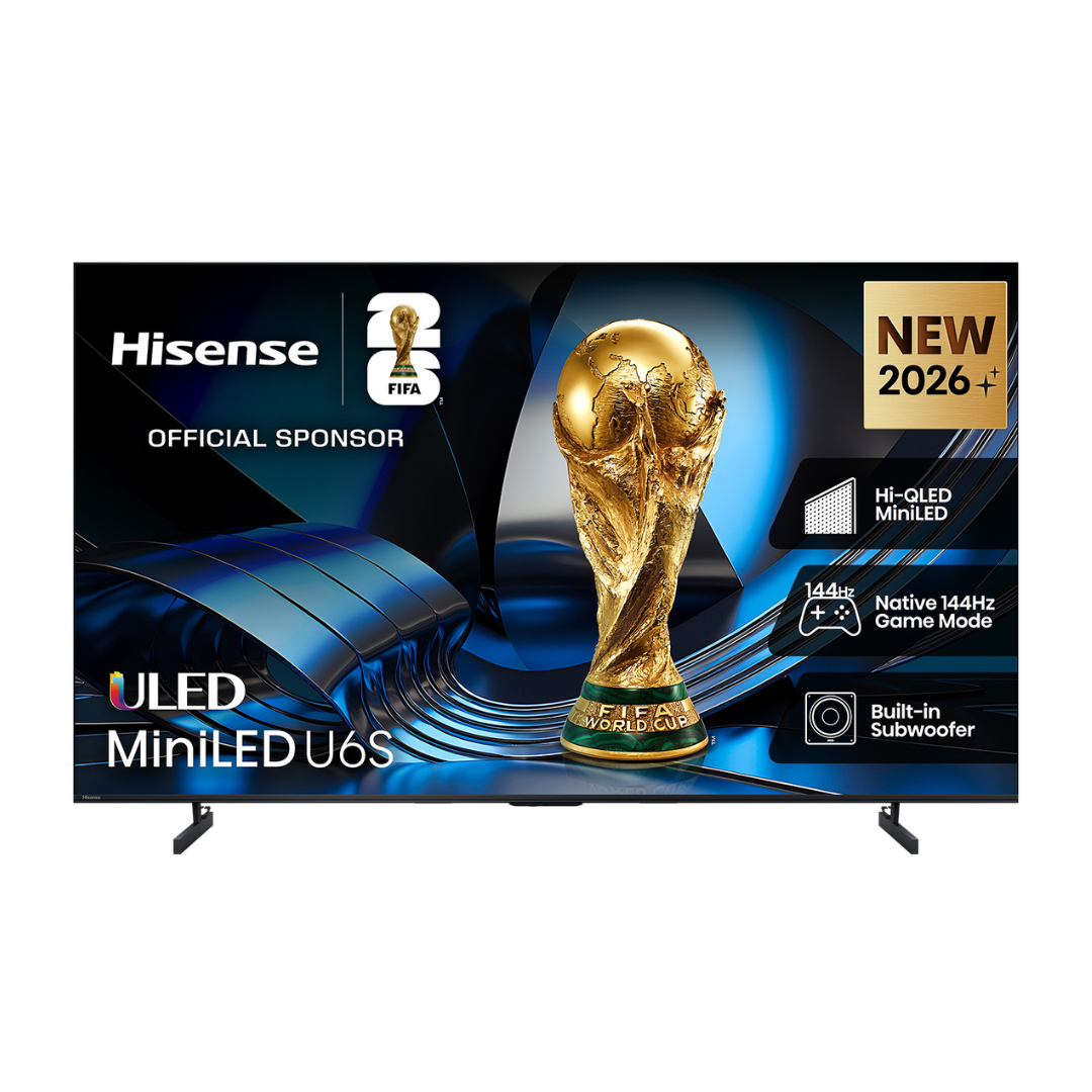 Hisense ULED MiniLED 50" U6S Hi-QLED 144Hz 4K Smart AI TV (2026)
