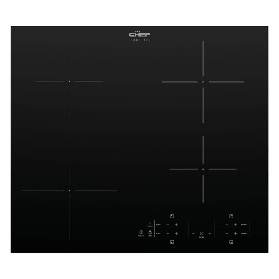 Chef 60cm 4 Zone PowerReady Induction Cooktop