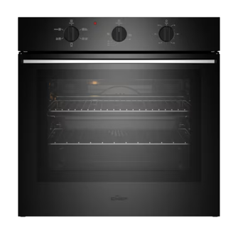 Chef 60cm 5 Function Built-In Oven Matte Black