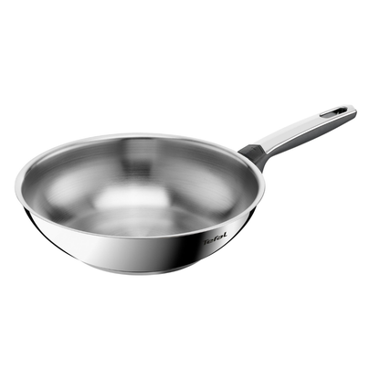 Tefal Emotion+ Induction Stainless Steel Non-Stick Wok 28cm