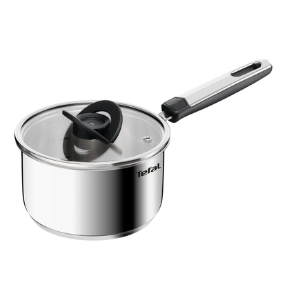 Tefal Space+ Emotion+ Induction Stainless Steel Uncoated Saucepan 16cm + Lid