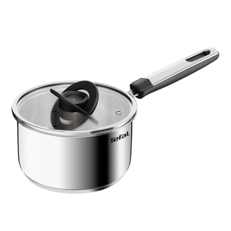 Tefal Space+ Emotion+ Induction Stainless Steel Uncoated Saucepan 16cm + Lid
