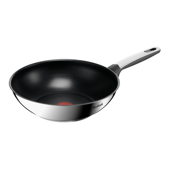 Tefal Emotion+ Induction Stainless Steel Uncoated Wok 28cm