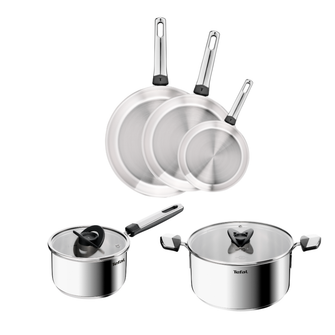 Tefal Emotion+ Induction Stainless Steel Uncoated 5pc Set