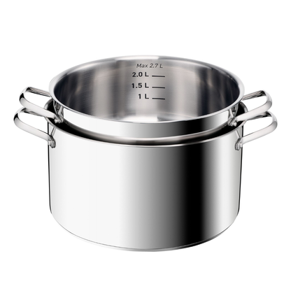 Tefal Space+ Emotion+ XL Induction Stainless Steel Big Pot 9.6L