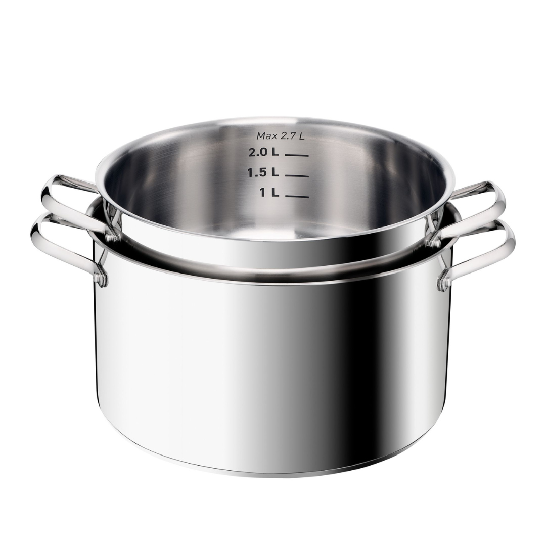 Tefal Space+ Emotion+ XL Induction Stainless Steel Big Pot 13.8L