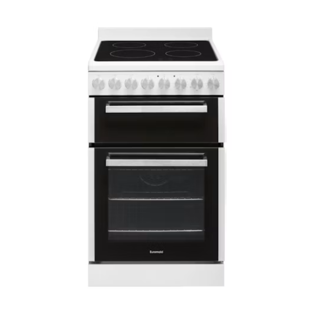 Euromaid 54cm Electric Freestanding Cooker With Ceramic Cooktop