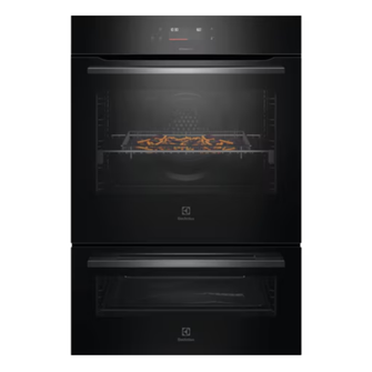 Electrolux 60cm Series 600 Pyrolytic Double Oven Dark Stainless Steel