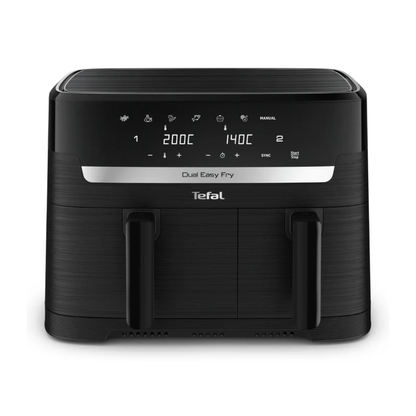 Tefal 8.3L Dual Easy Fry Essential Black