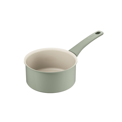 Tefal Recycle Induction Ceramic Green Lichen Non-Stick Saucepan 16cm