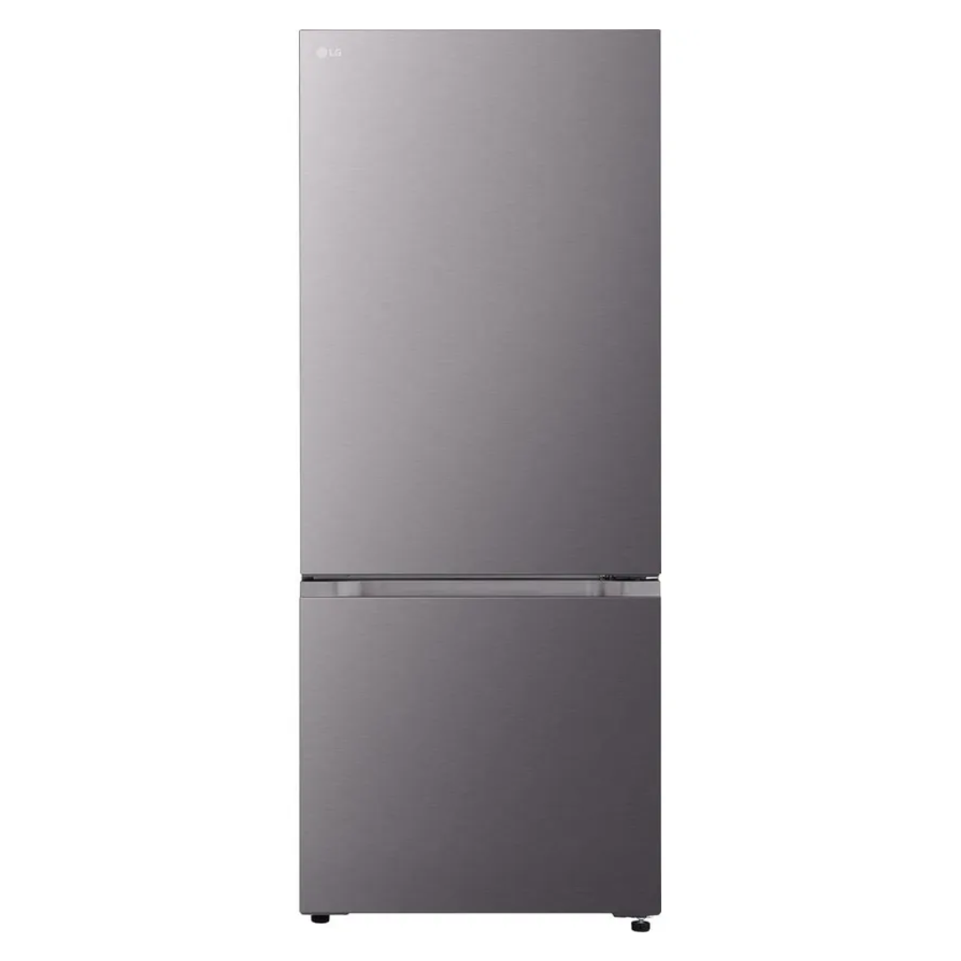 LG 436L Bottom Mount Fridge Black Steel