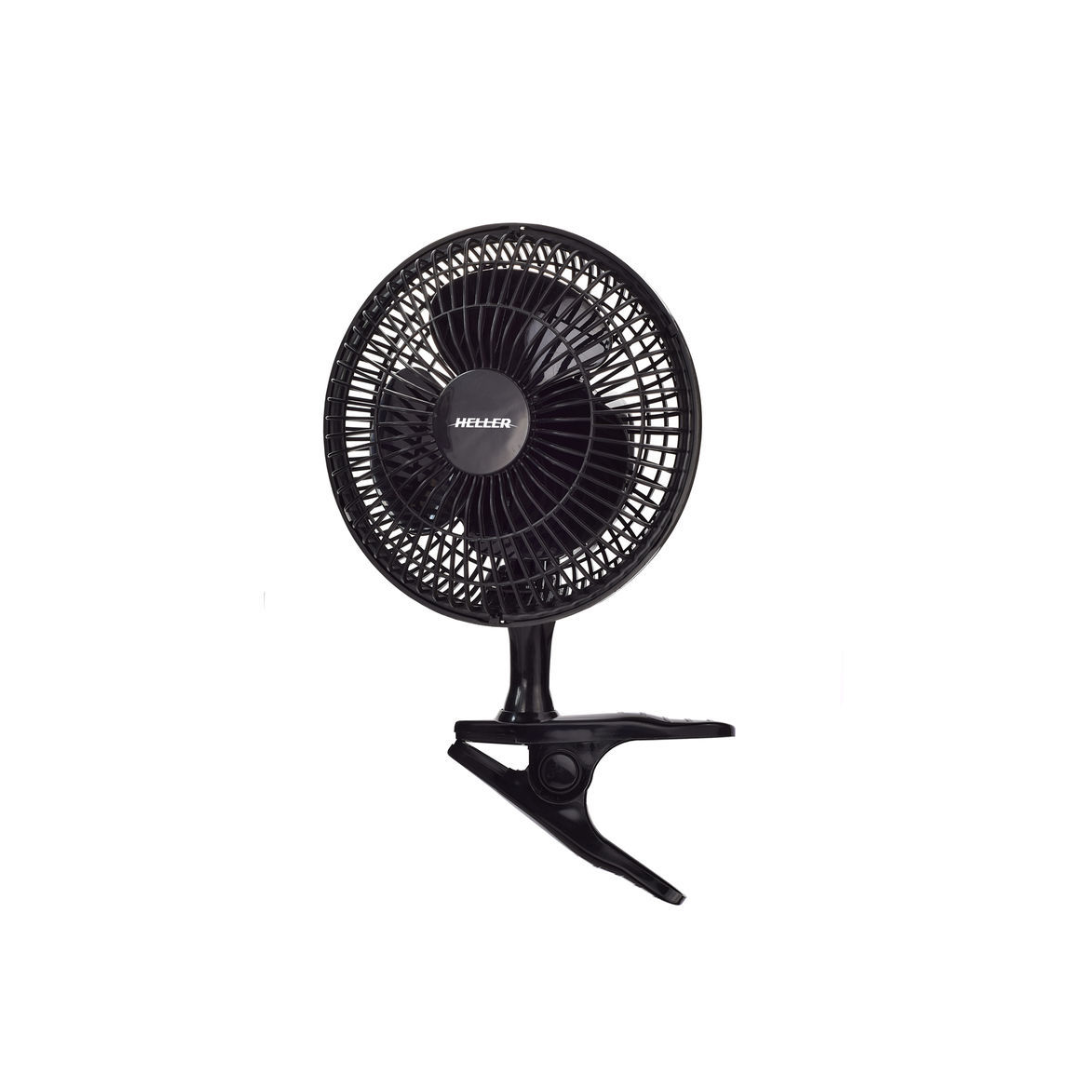 Heller 15cm Clip Fan 2 Speed with Safety Guard