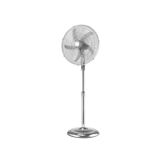 Heller 50cm Pedestal Fan with Remote - Chrome