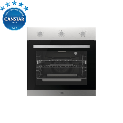 Haier 60cm 300 Series Built in Oven Stainless Steel 10A Plug