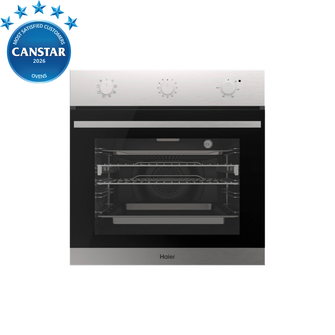 Haier 60cm 300 Series Built-In Oven 7 Function Air Fry Stainless Steel