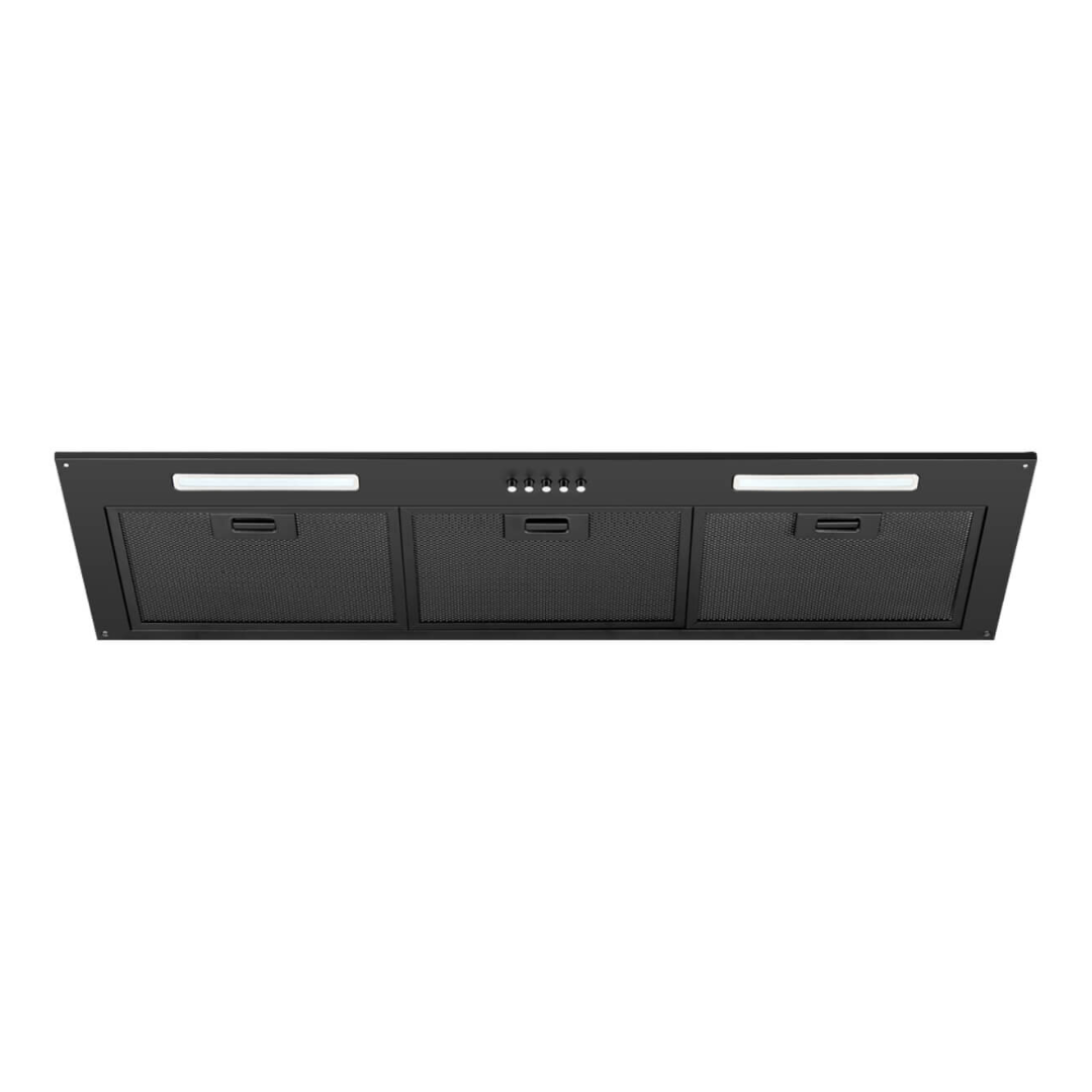 Schweigen 90cm Matte Black Undermount Rangehood  with On-Board Motor