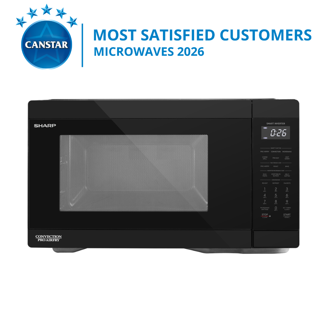 Sharp 26L Pro Airfry Convection Microwave Black