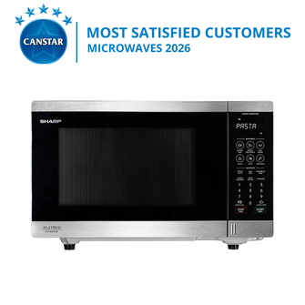 Sharp 32L 1200W Stainless Steel Flatbed Microwave
