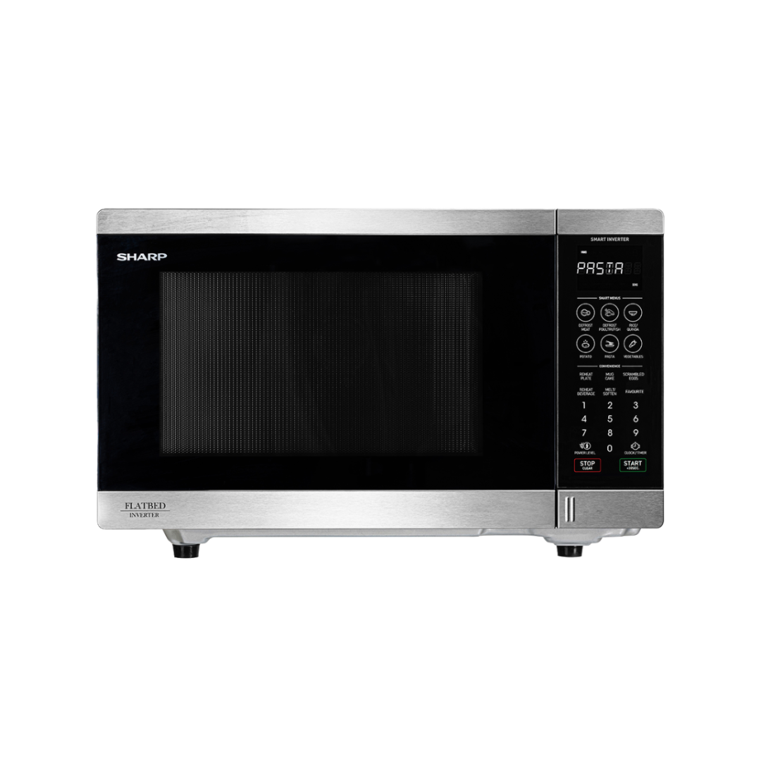 Sharp 32L 1200W Stainless Steel Flatbed Microwave