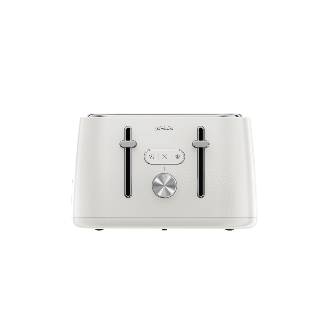 Sunbeam Freya Collection 4 Slice White Toaster