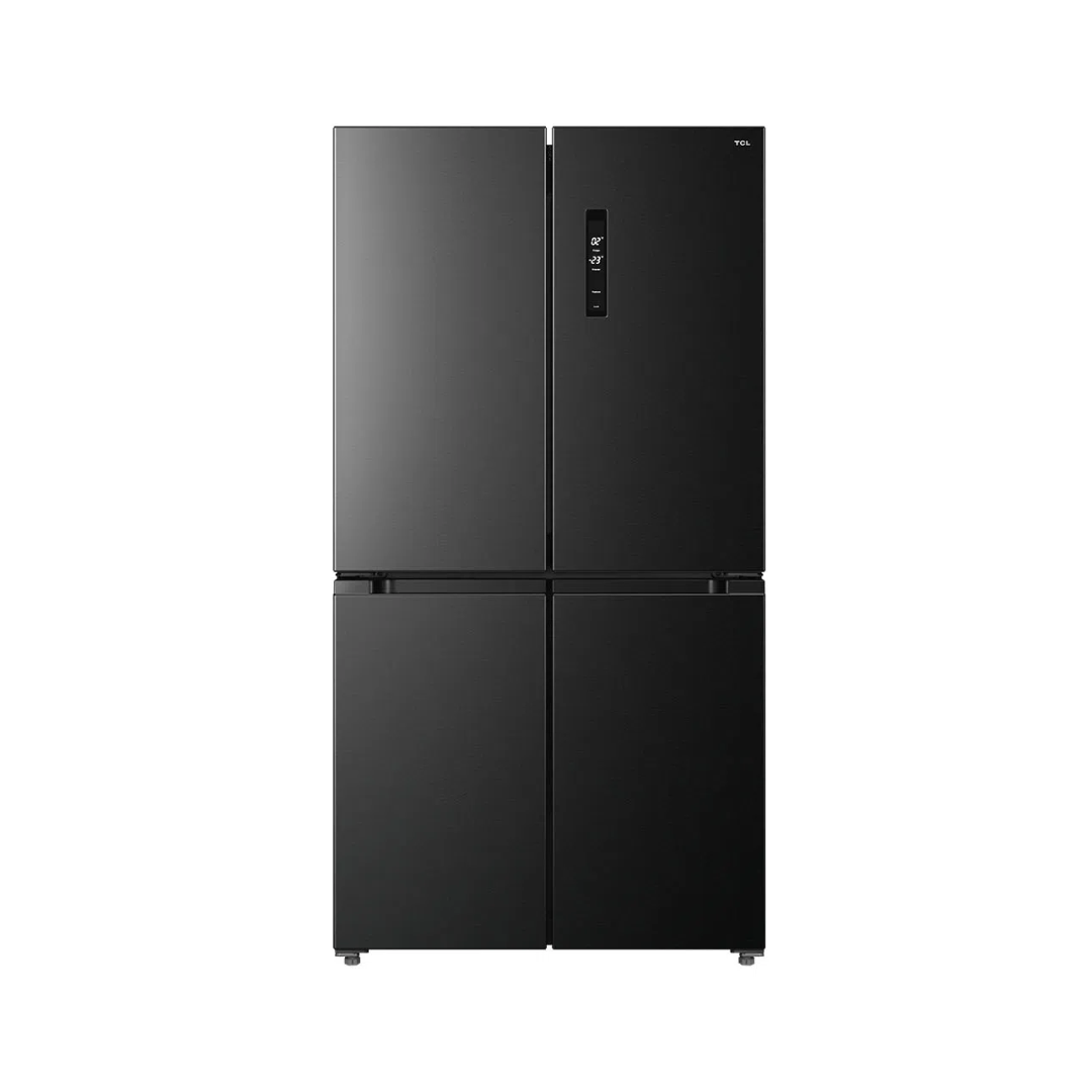 TCL 596L Quad Door Fridge Matte Black
