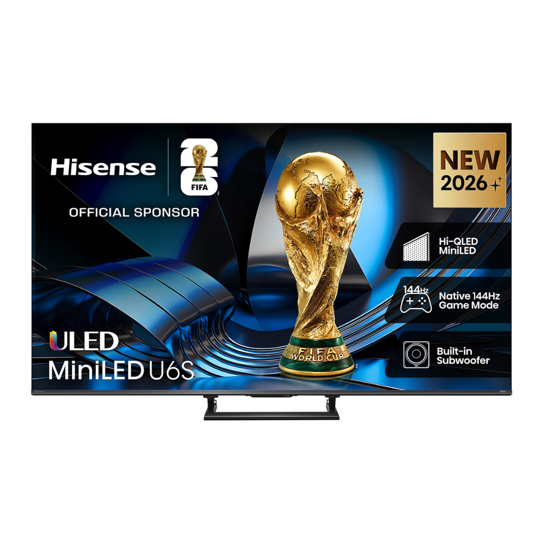 Hisense ULED MiniLED 75" U6S Hi-QLED 144Hz 4K Smart AI TV (2026)