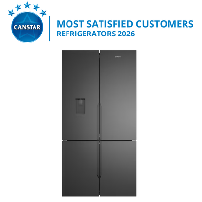 Westinghouse 564L Quad Door Fridge Plumbed